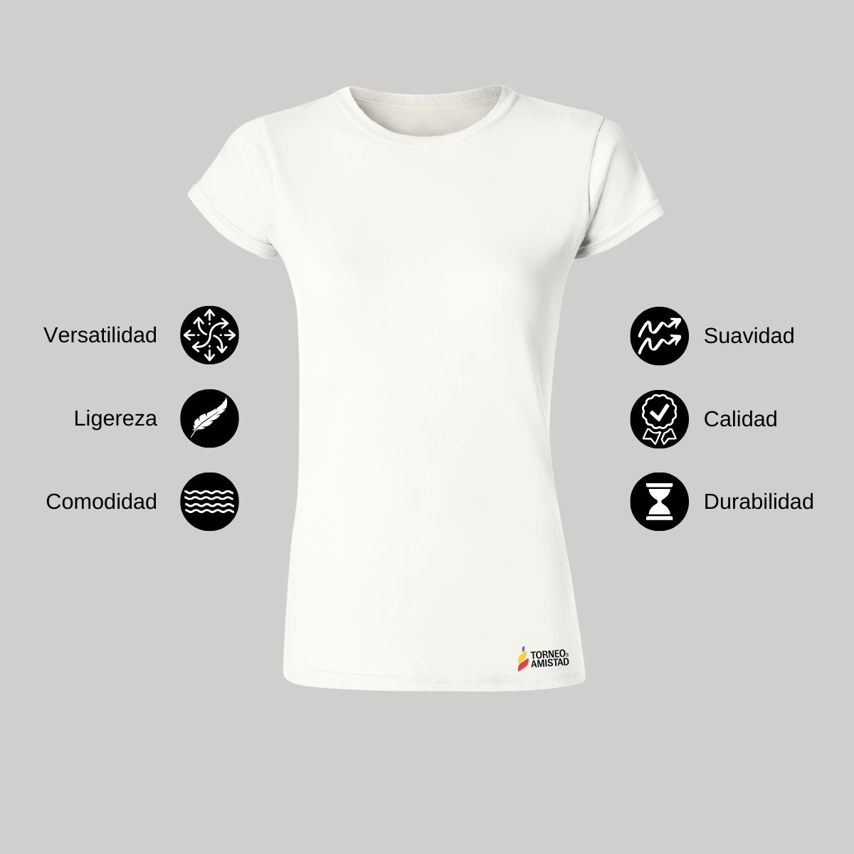 Playera Mujer Algodón Torneo de la Amistad D2