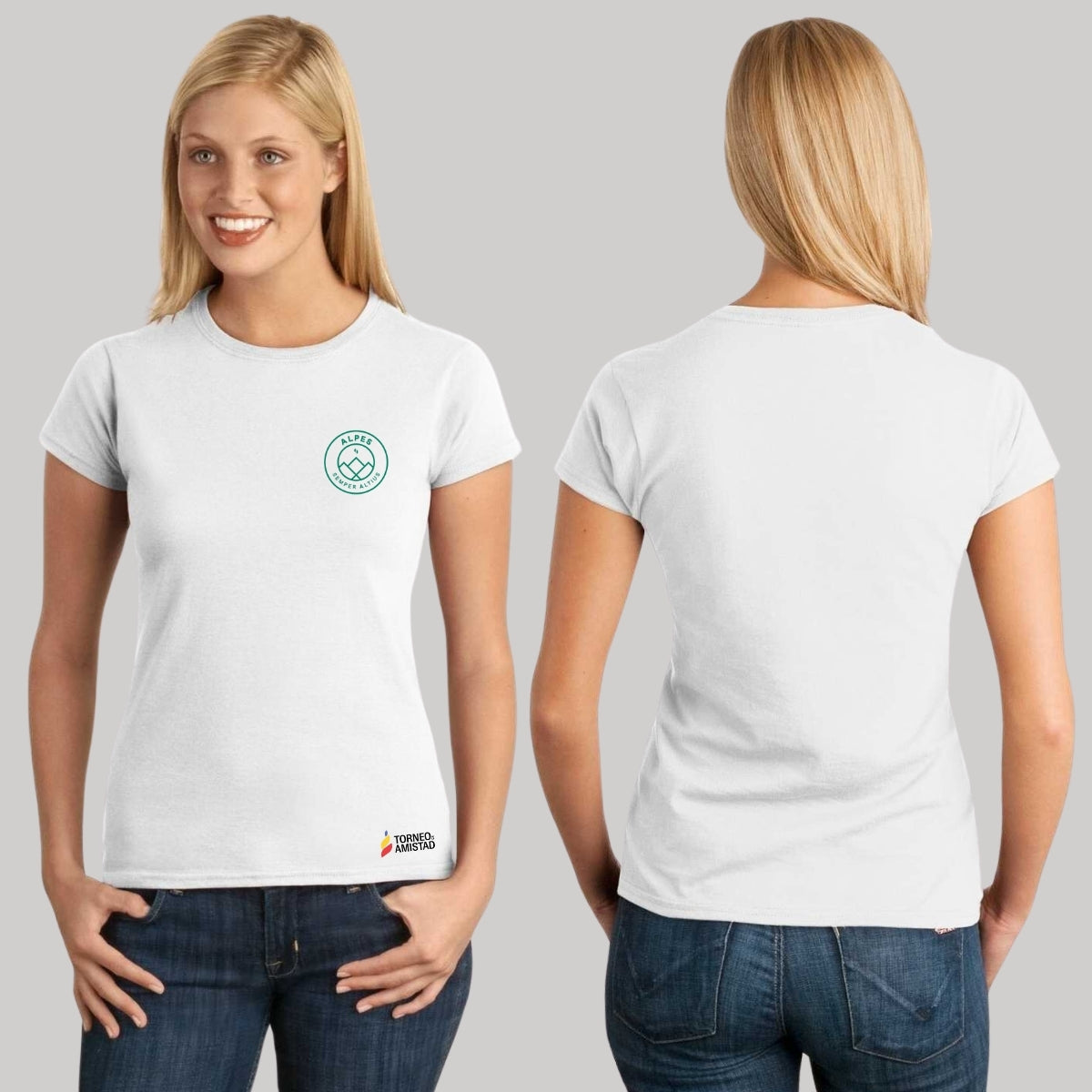 Playera Mujer Algodón Torneo de la Amistad D2E Alpes
