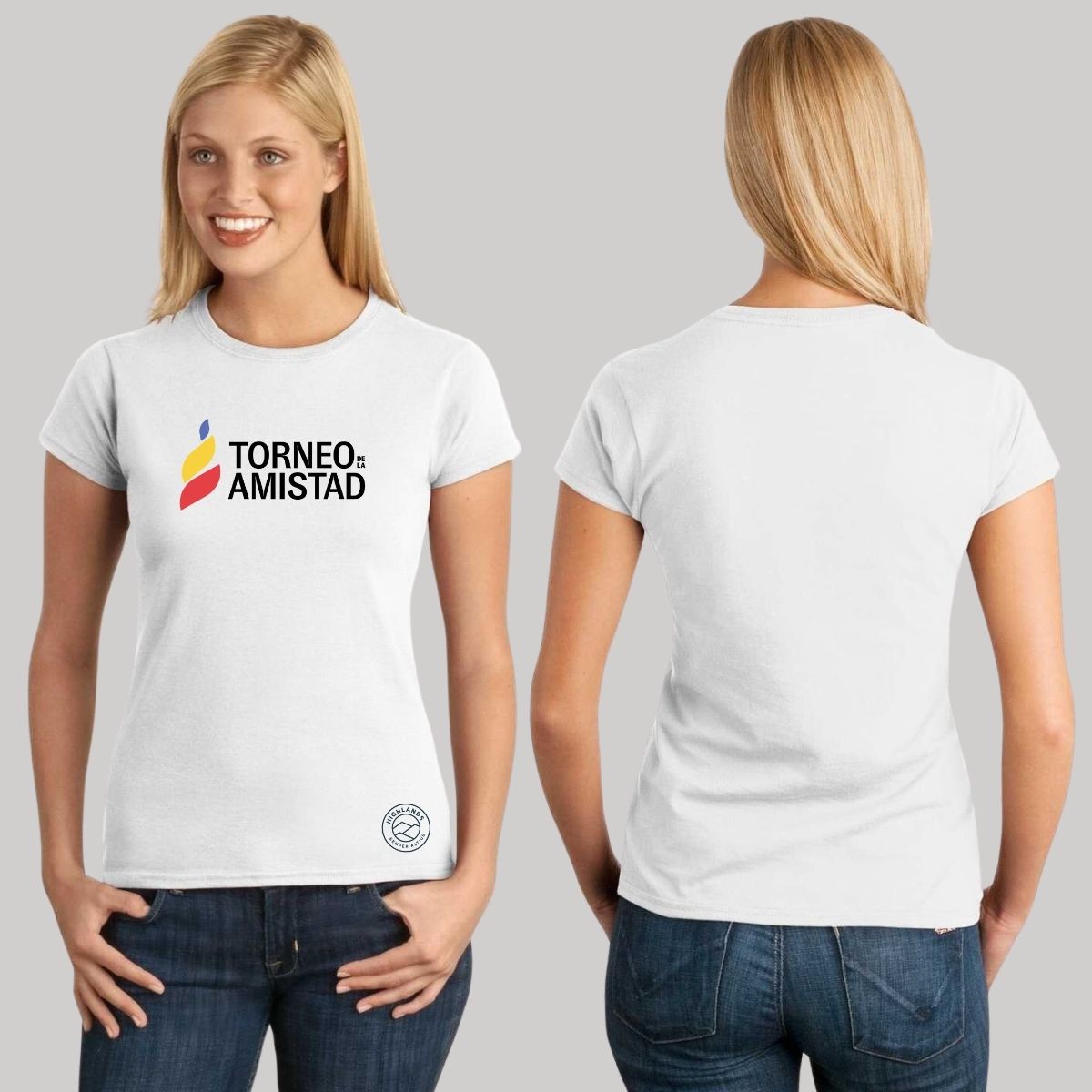 Playera Mujer Algodón Torneo de la Amistad D3T Highlands
