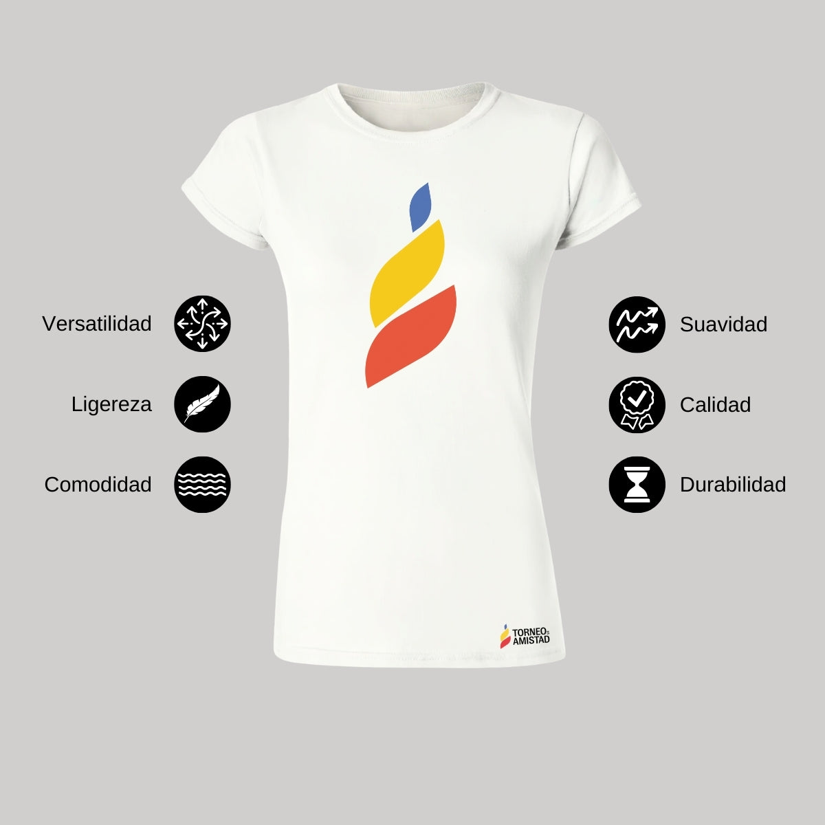 Playera Mujer Algodón Torneo de la Amistad D4