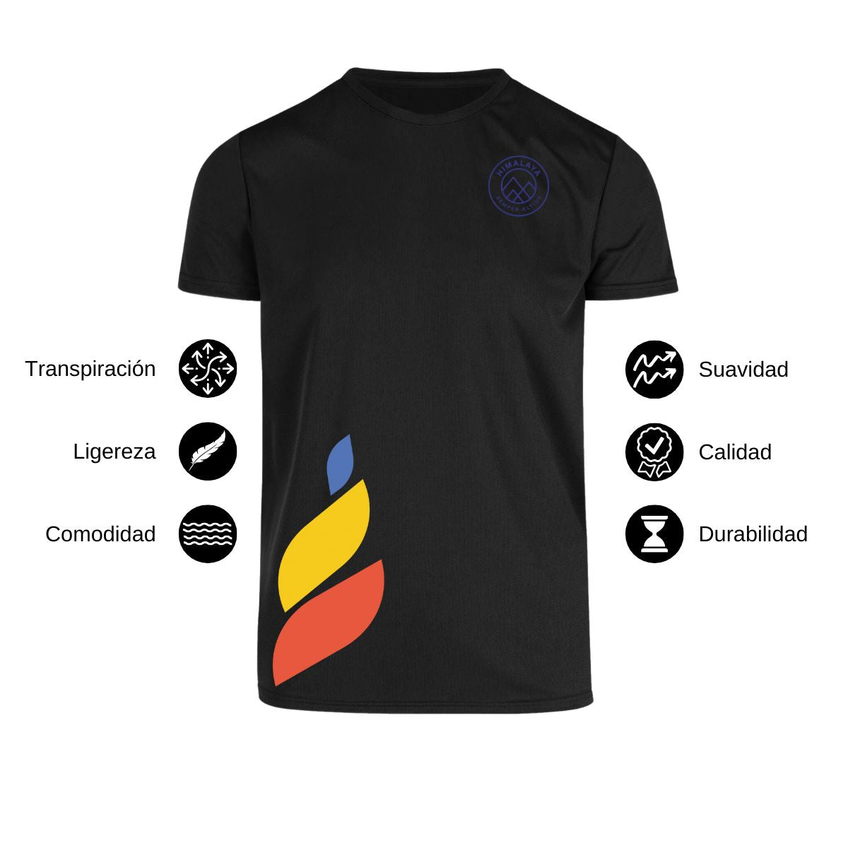 Playera Dry Fit Unisex Poliéster Torneo de la Amistad D1E Himalaya