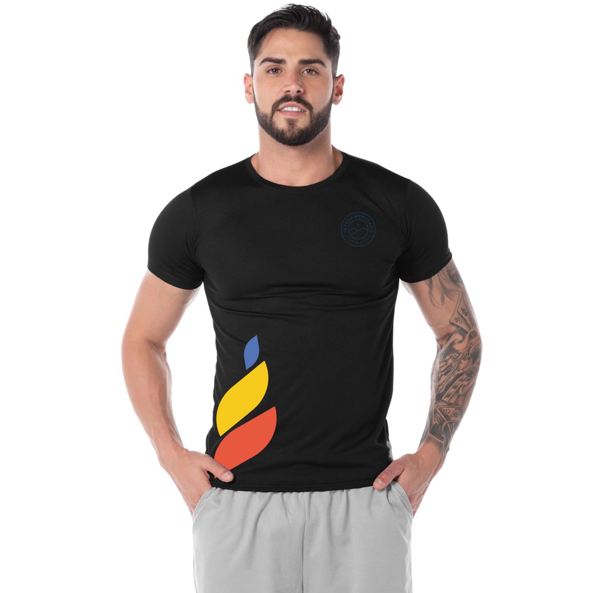 Playera Dry Fit Unisex Poliéster Torneo de la Amistad D1E Interamericano