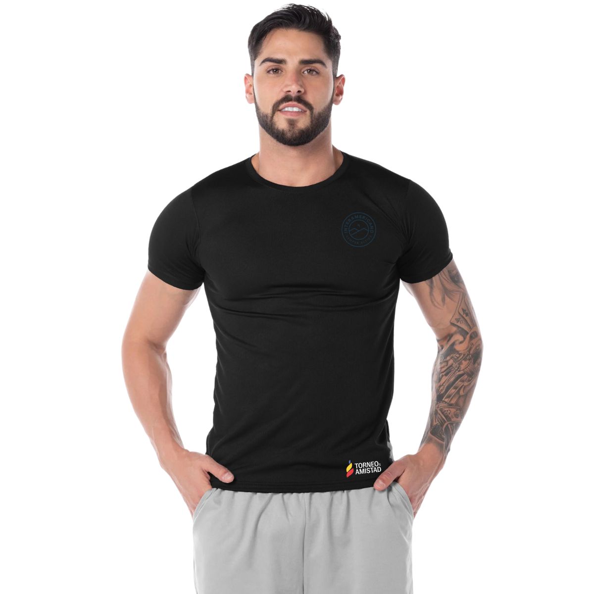Playera Dry Fit Unisex Poliéster Torneo de la Amistad D2E Interamericano