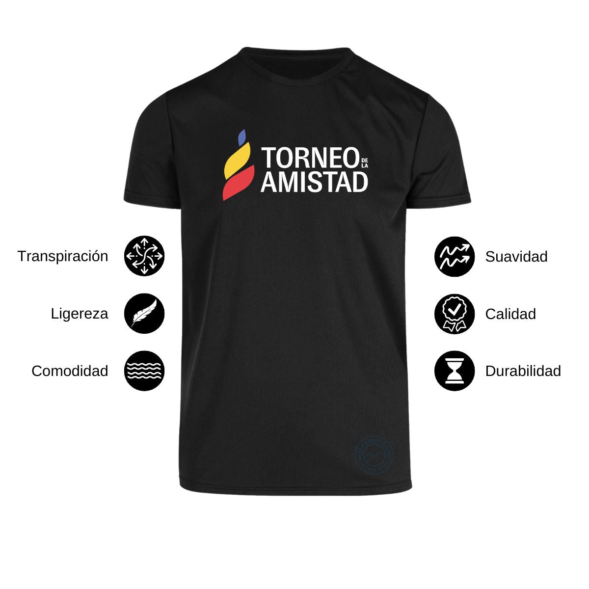 Playera Dry Fit Unisex Poliéster Torneo de la Amistad D3T Interamericano
