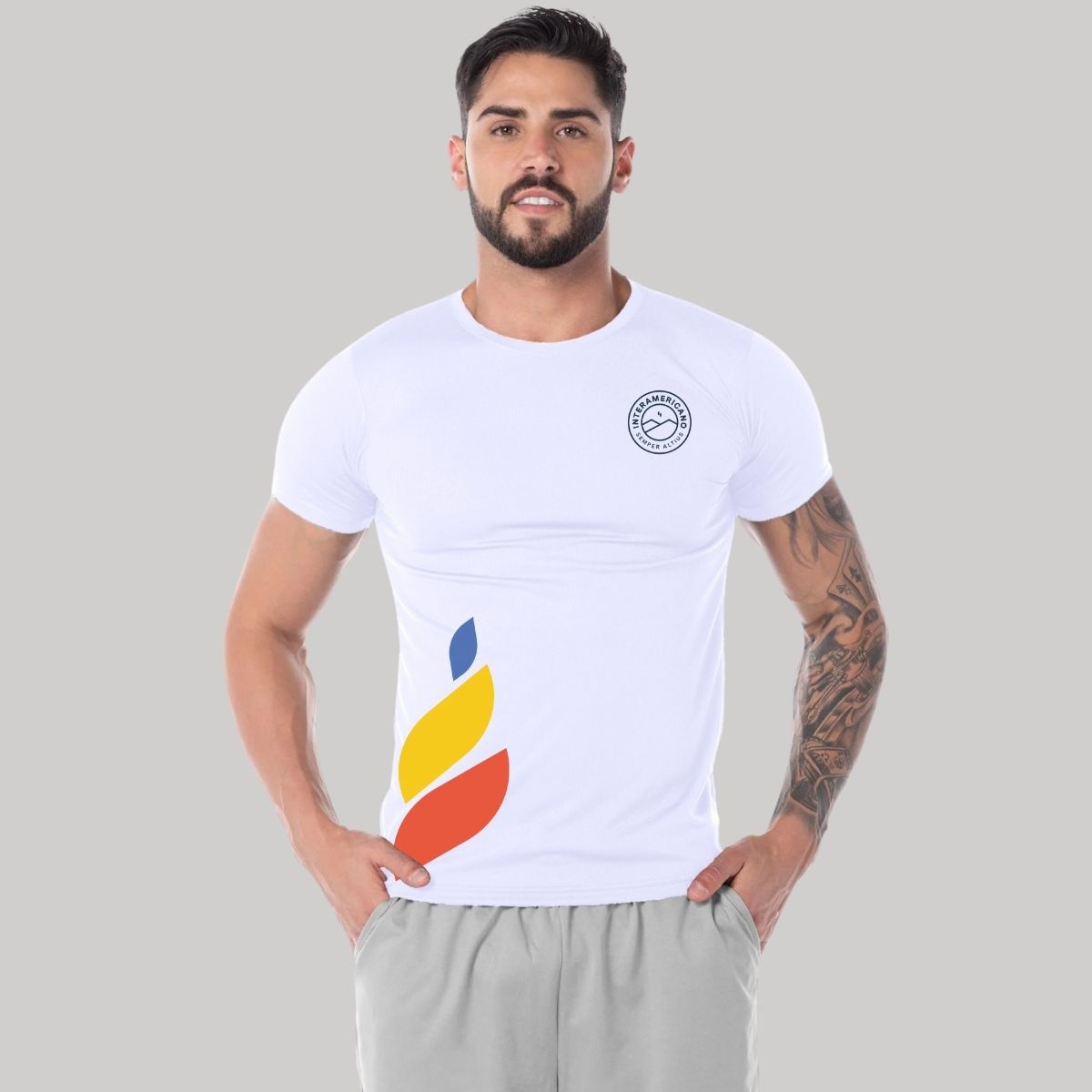 Playera Dry Fit Unisex Poliéster Torneo de la Amistad D1E Interamericano