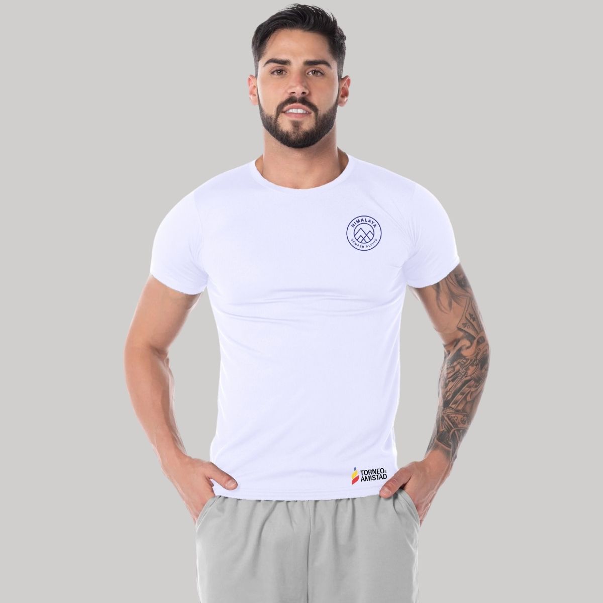 Playera Dry Fit Unisex Poliéster Torneo de la Amistad D2E Himalaya