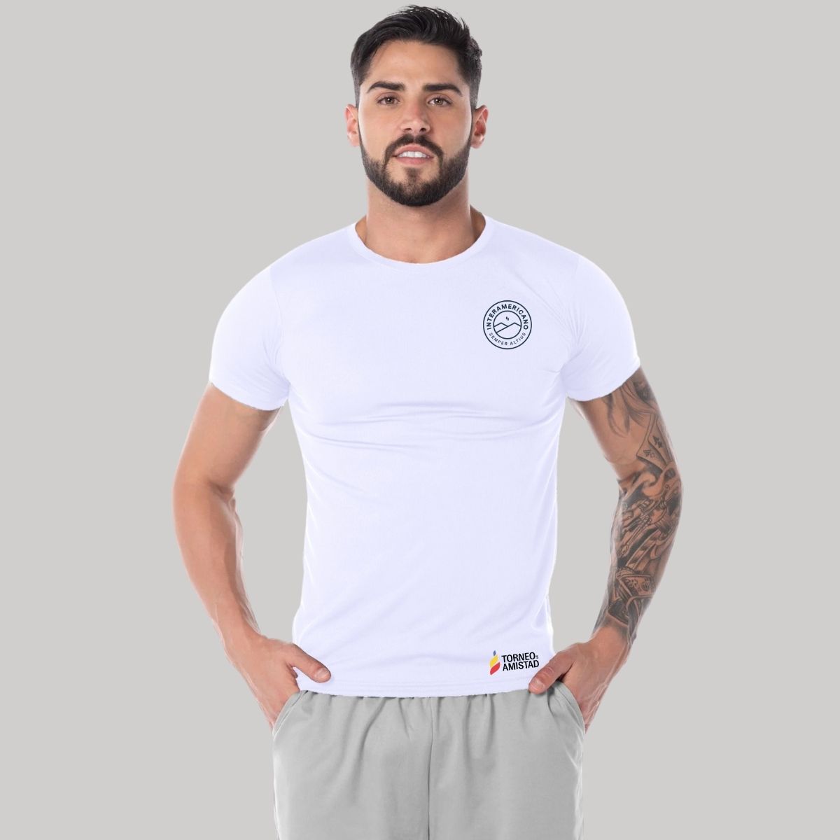 Playera Dry Fit Unisex Poliéster Torneo de la Amistad D2E Interamericano