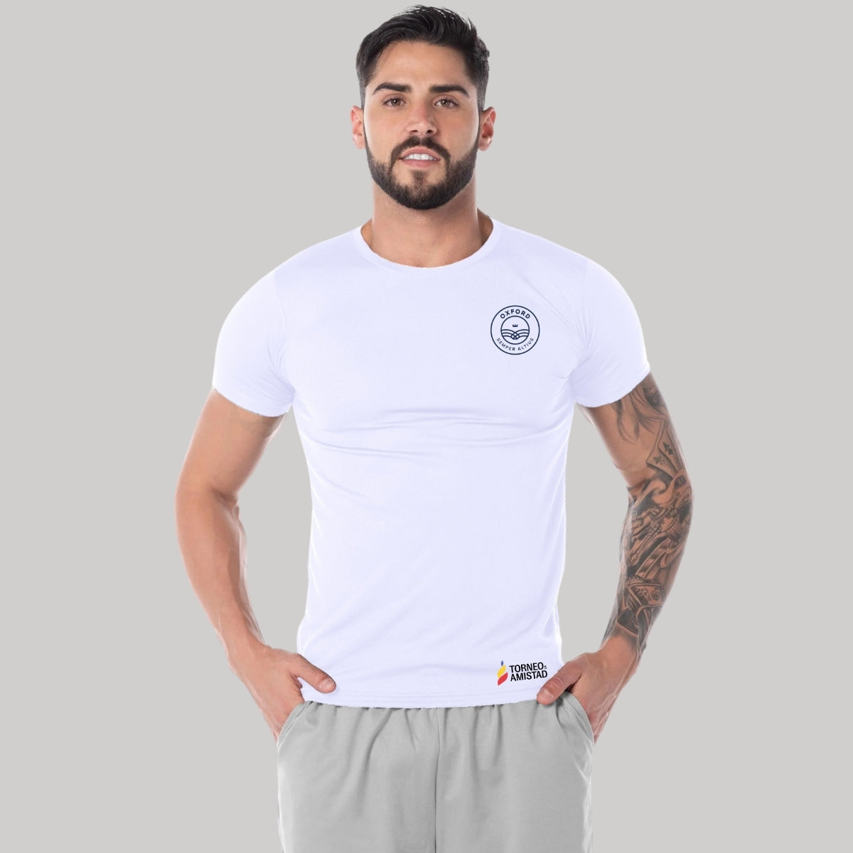 Playera Dry Fit Unisex Poliéster Torneo de la Amistad D2E Oxford