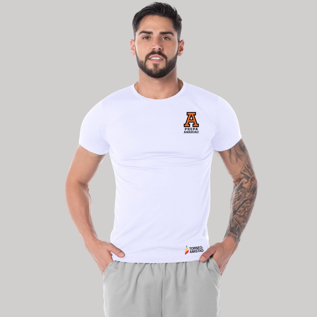 Playera Dry Fit Unisex Poliéster Torneo de la Amistad D2E Prepa Anahuac