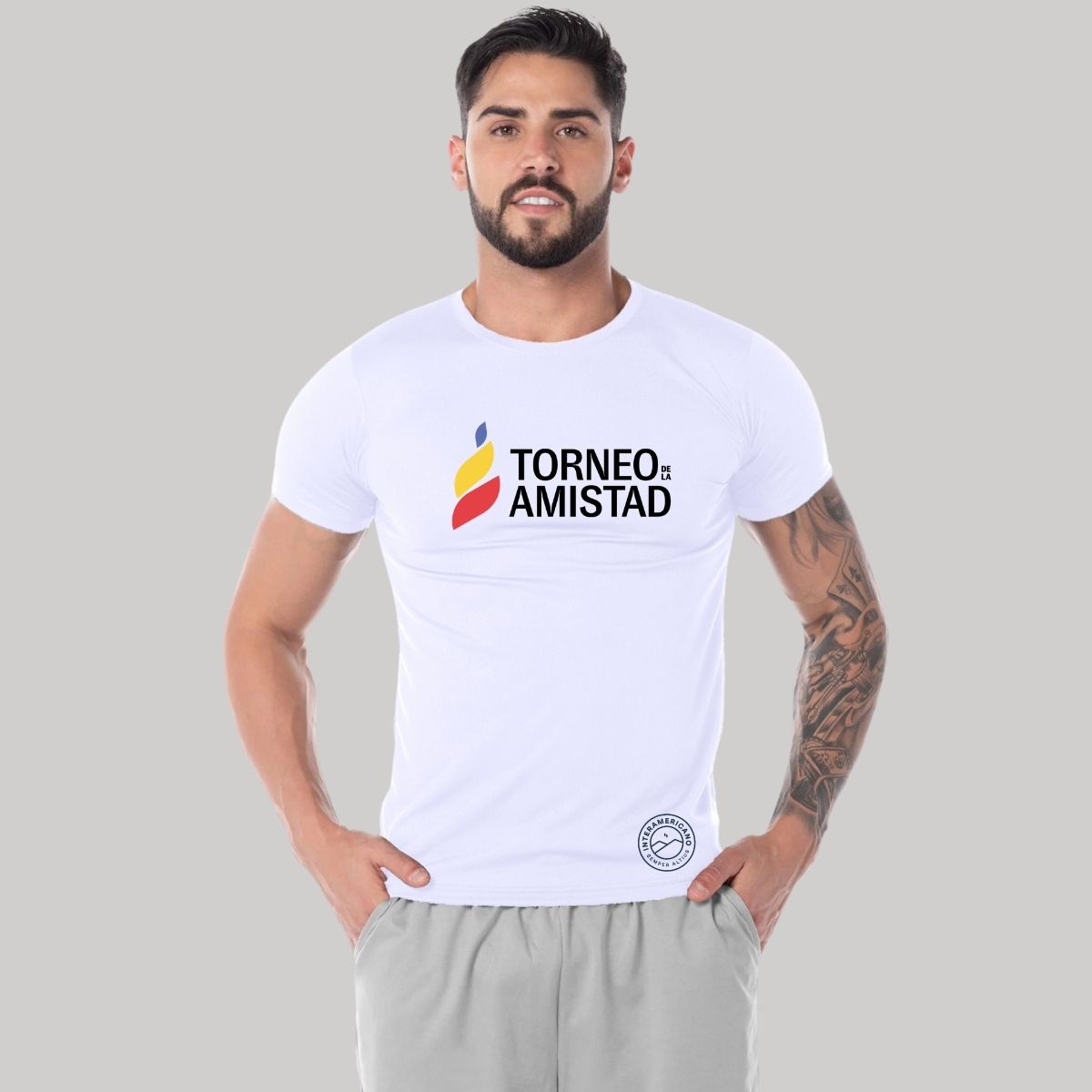 Playera Dry Fit Unisex Poliéster Torneo de la Amistad D3T Interamericano
