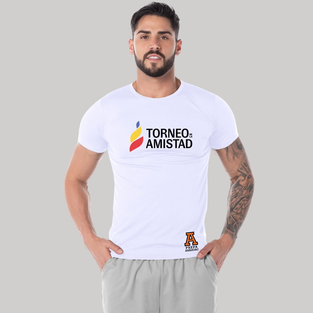 Playera Dry Fit Unisex Poliéster Torneo de la Amistad D3T Prepa Anahuac