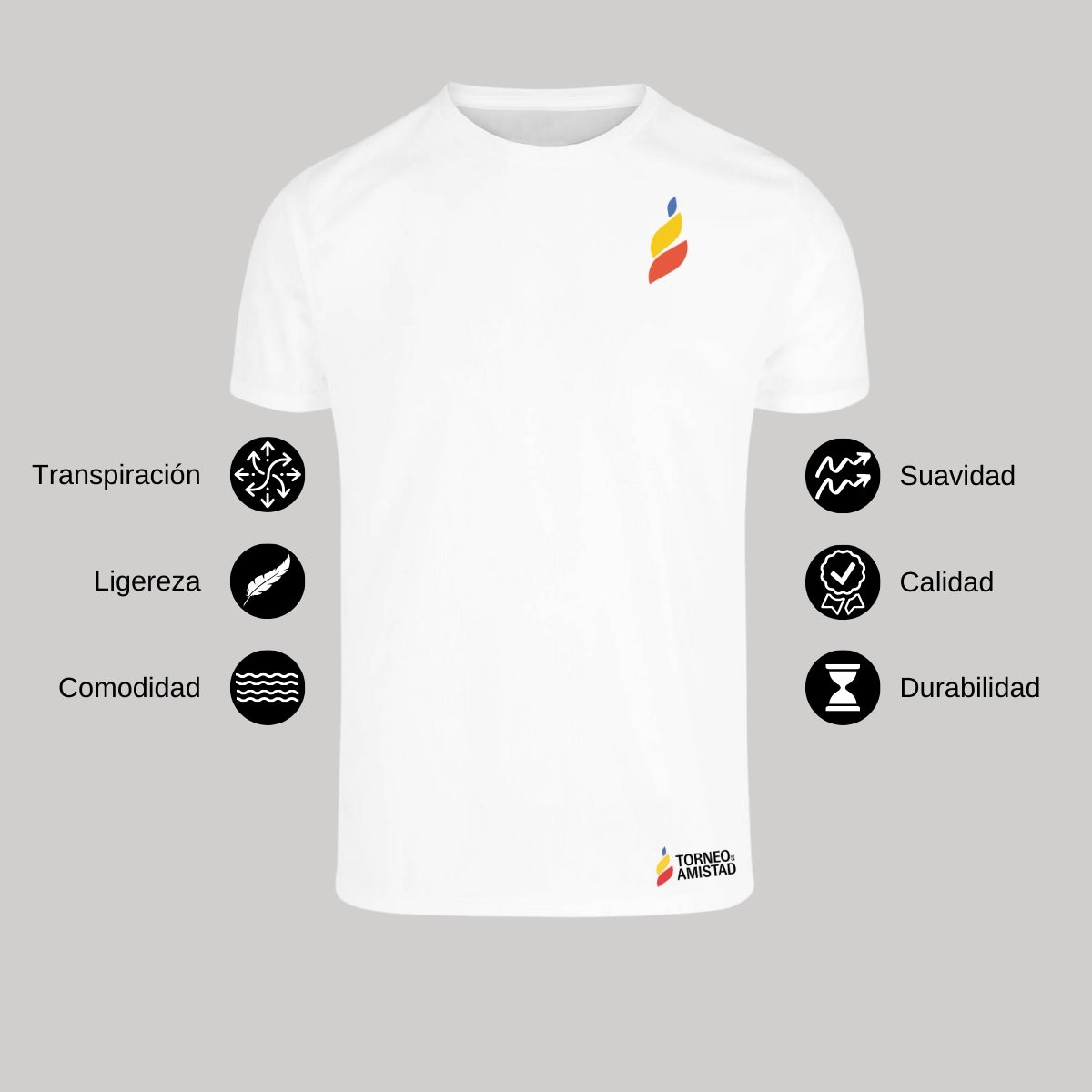 Playera Dry Fit Unisex Poliéster Torneo de la Amistad D5