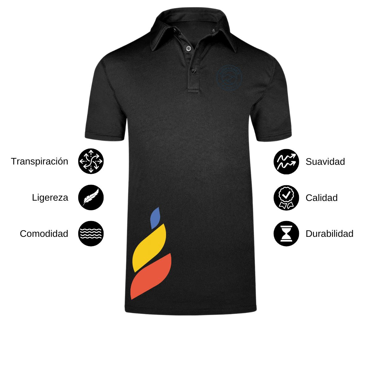 Playera Polo Dry Fit Unisex Poliéster Torneo de la Amistad D1E Highlands