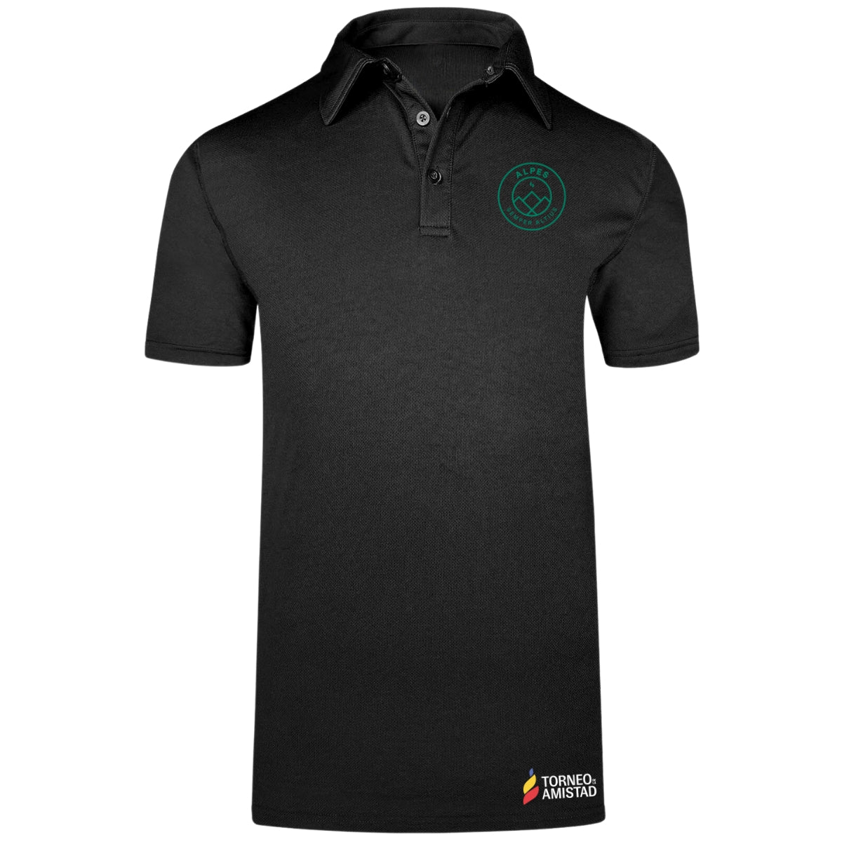 Playera Polo Dry Fit Unisex Poliéster Torneo de la Amistad D2E Alpes