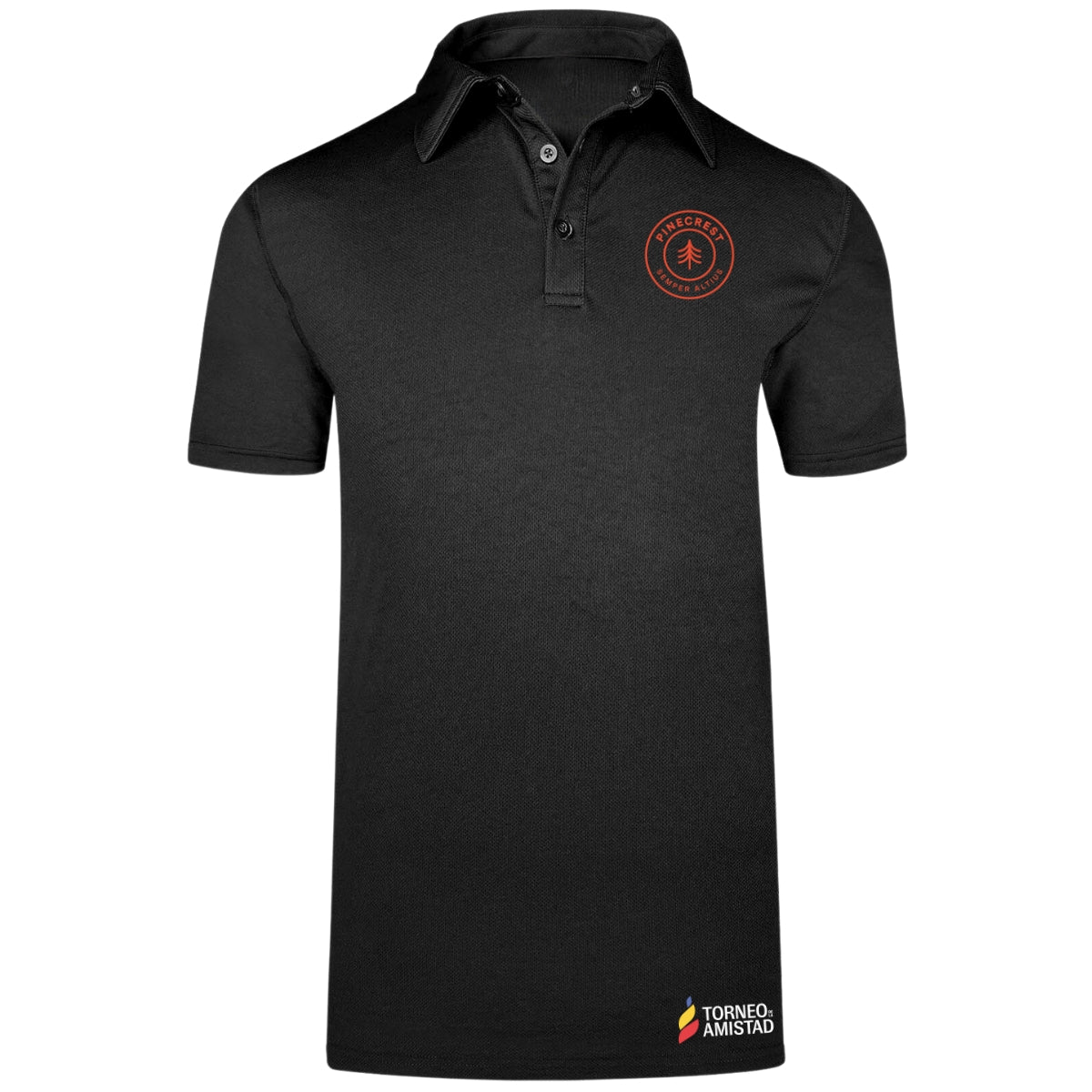 Playera Polo Dry Fit Unisex Poliéster Torneo de la Amistad D2E Pinecrest