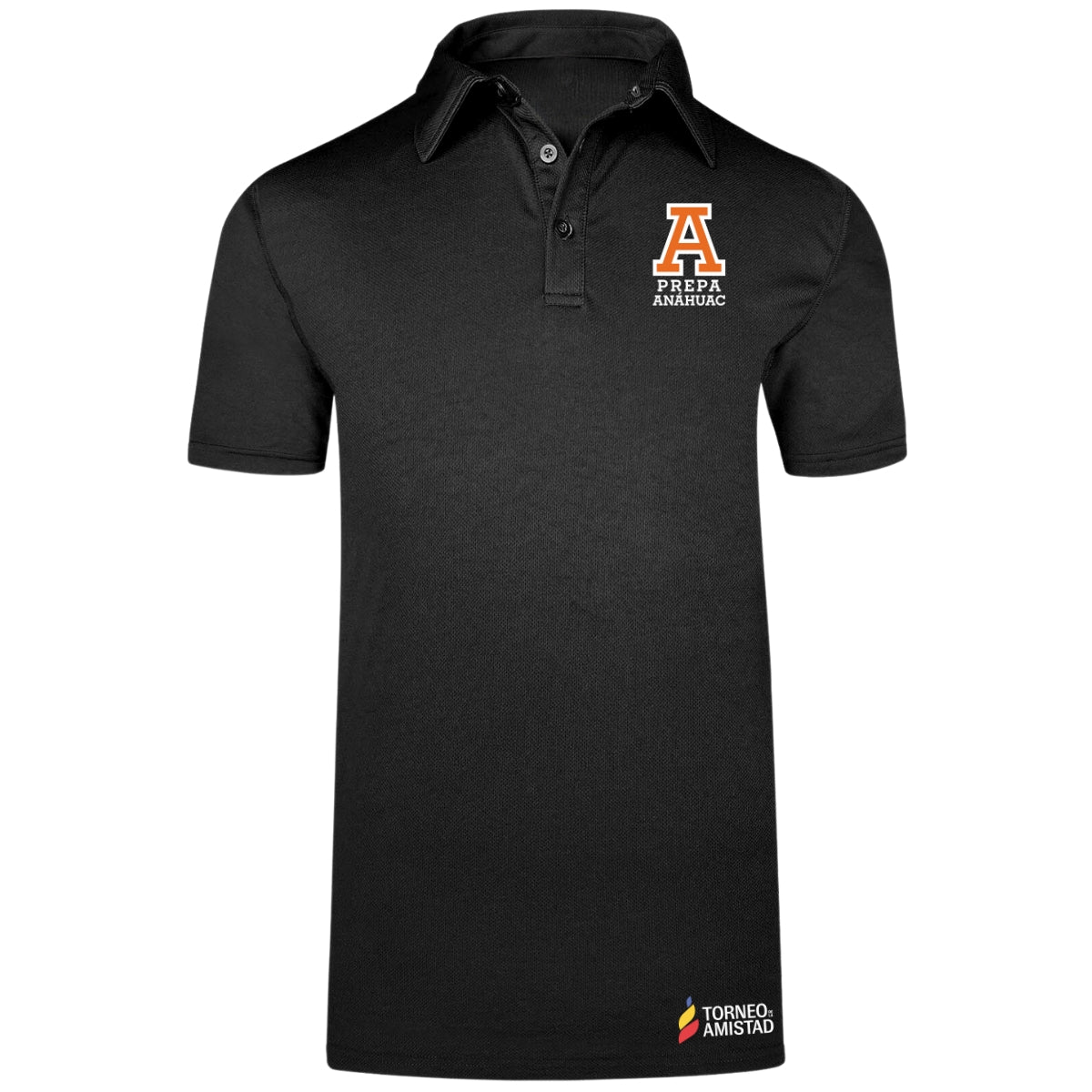 Playera Polo Dry Fit Unisex Poliéster Torneo de la Amistad D2E Prepa Anahuac