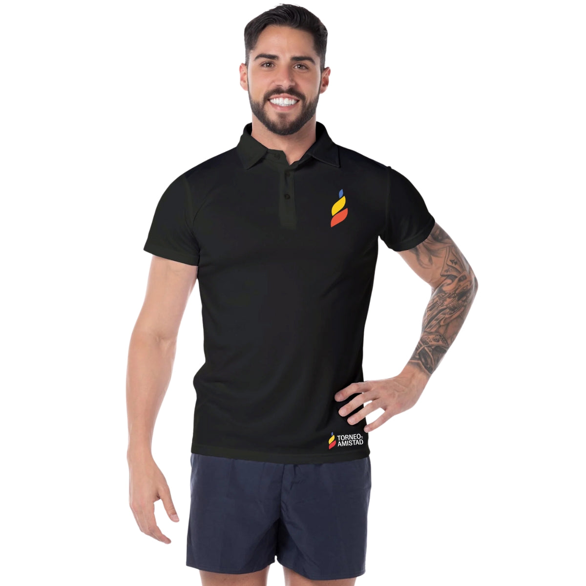 Playera Polo Dry Fit Unisex Poliéster Torneo de la Amistad D5