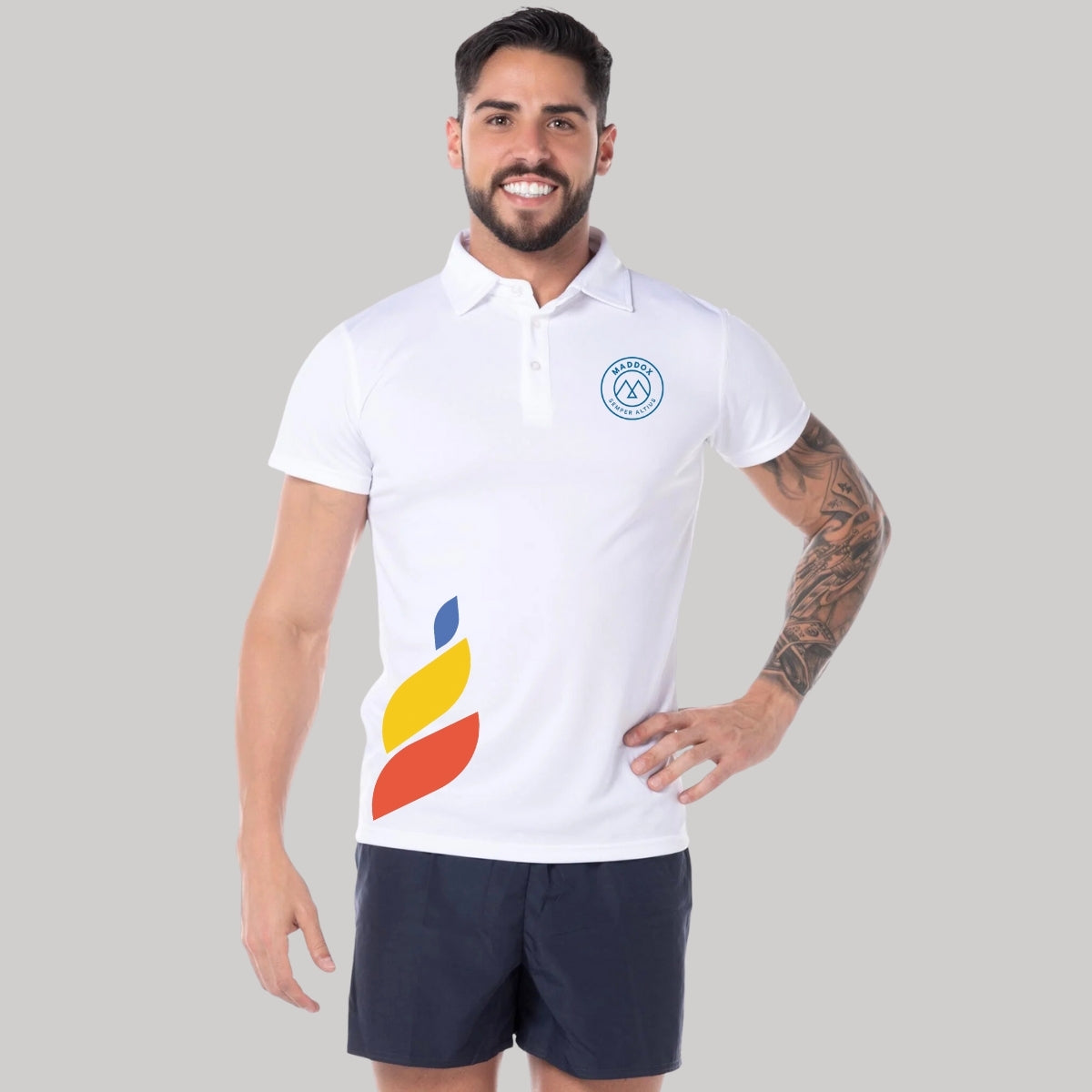 Playera Polo Dry Fit Unisex Poliéster Torneo de la Amistad D1E Maddox