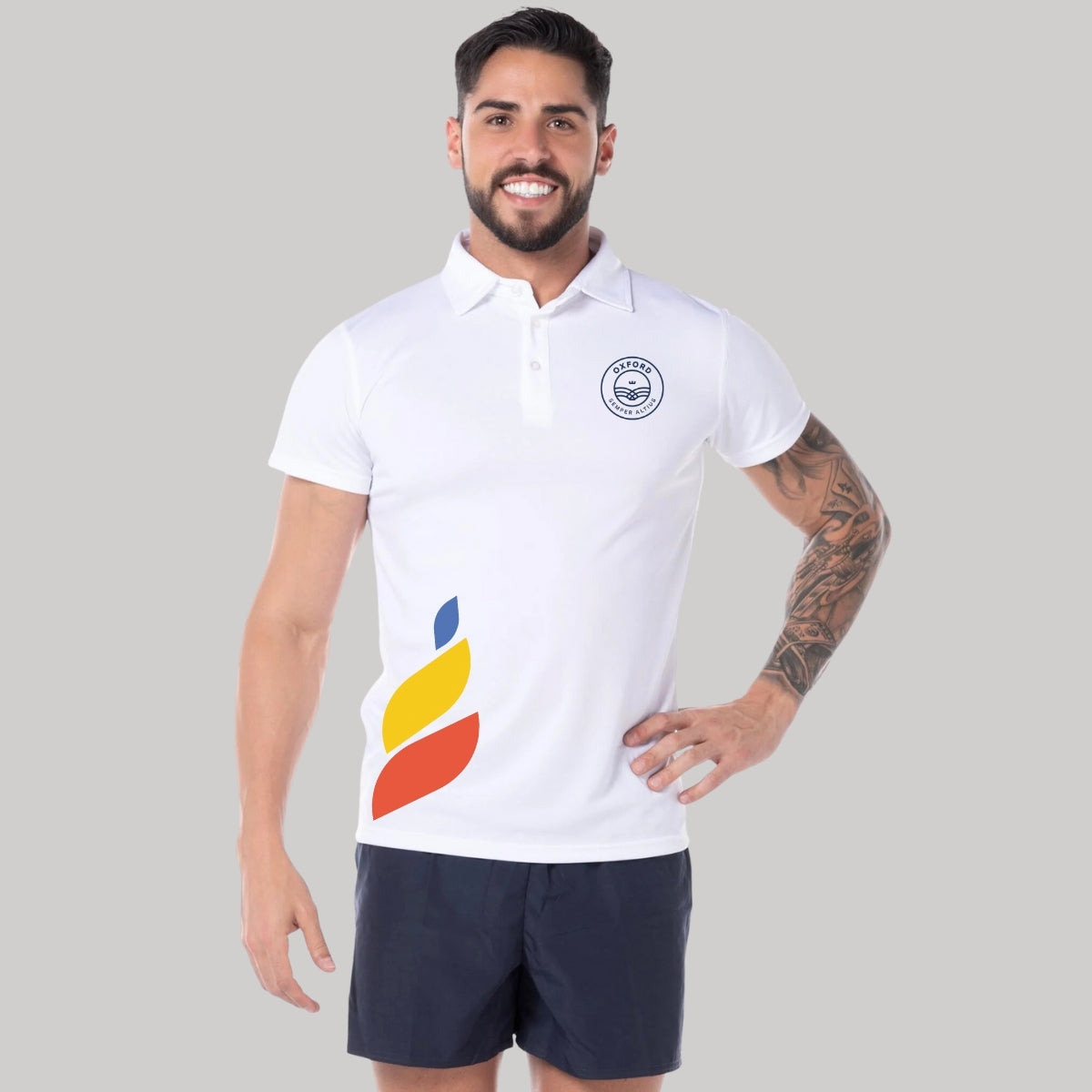 Playera Polo Dry Fit Unisex Poliéster Torneo de la Amistad D1E Oxford