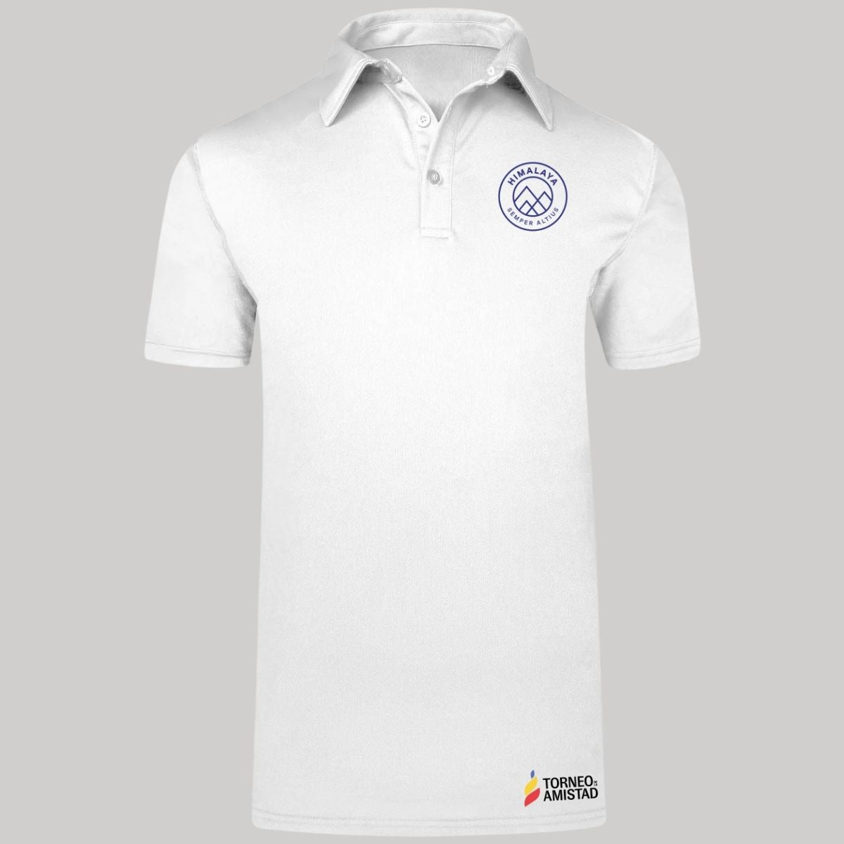 Playera Polo Dry Fit Unisex Poliéster Torneo de la Amistad D2E Himalaya