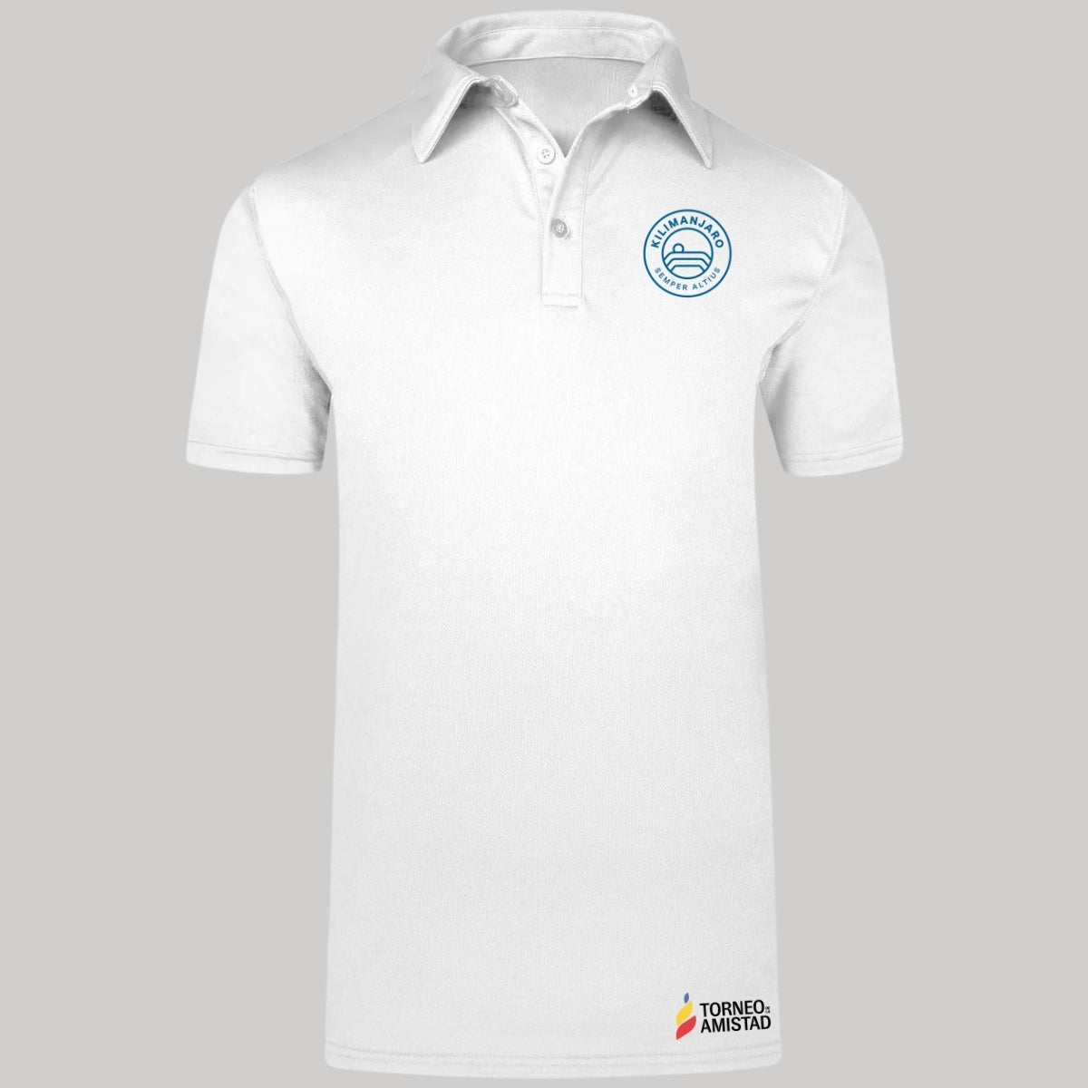 Playera Polo Dry Fit Unisex Poliéster Torneo de la Amistad D2E Kilimanjaro