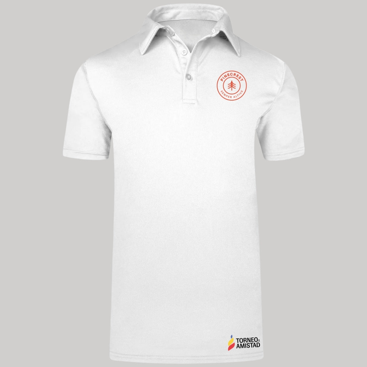Playera Polo Dry Fit Unisex Poliéster Torneo de la Amistad D2E Pinecrest