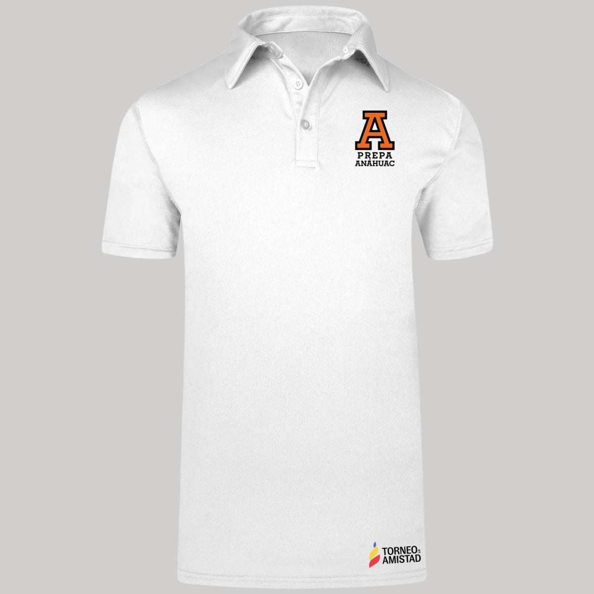 Playera Polo Dry Fit Unisex Poliéster Torneo de la Amistad D2E Prepa Anahuac