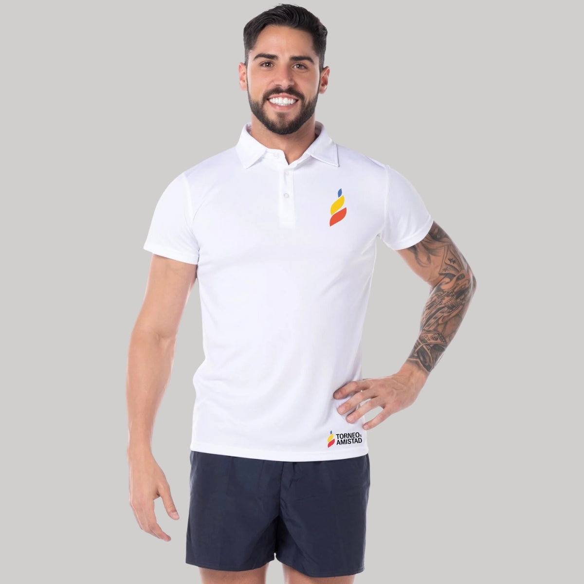 Playera Polo Dry Fit Unisex Poliéster Torneo de la Amistad D5