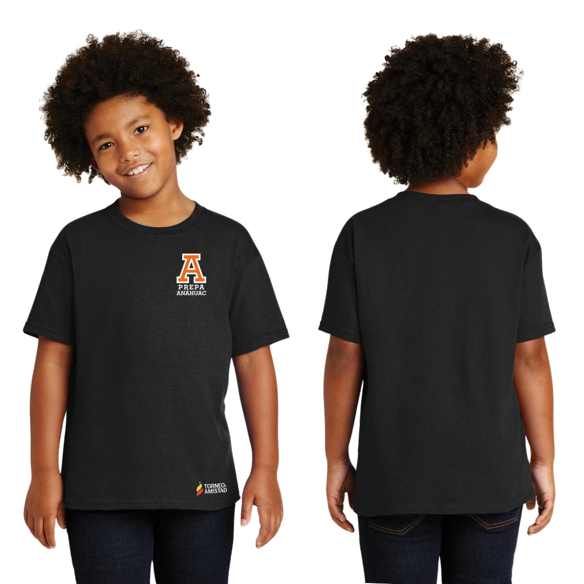 Playera Dry Fit Infantil Poliéster Torneo de la Amistad D2E Prepa Anahuac