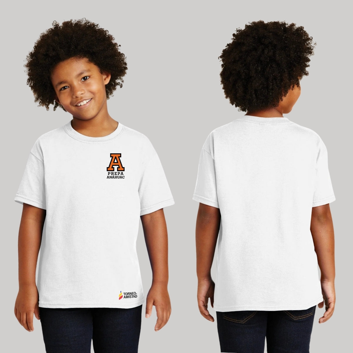Playera Dry Fit Infantil Poliéster Torneo de la Amistad D2E Prepa Anahuac
