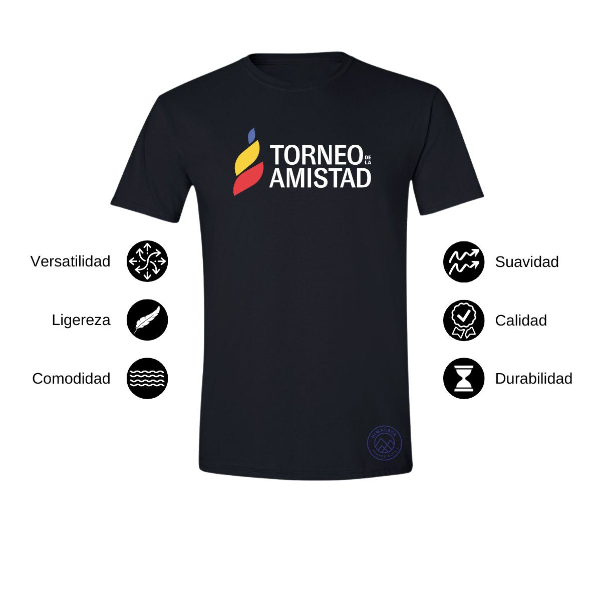 Playera Hombre Algodón Torneo de la Amistad D3T Himalaya