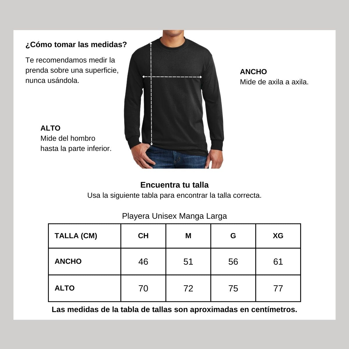 Playera Manga Larga Unisex Algodón Torneo de la Amistad D1E Interamericano