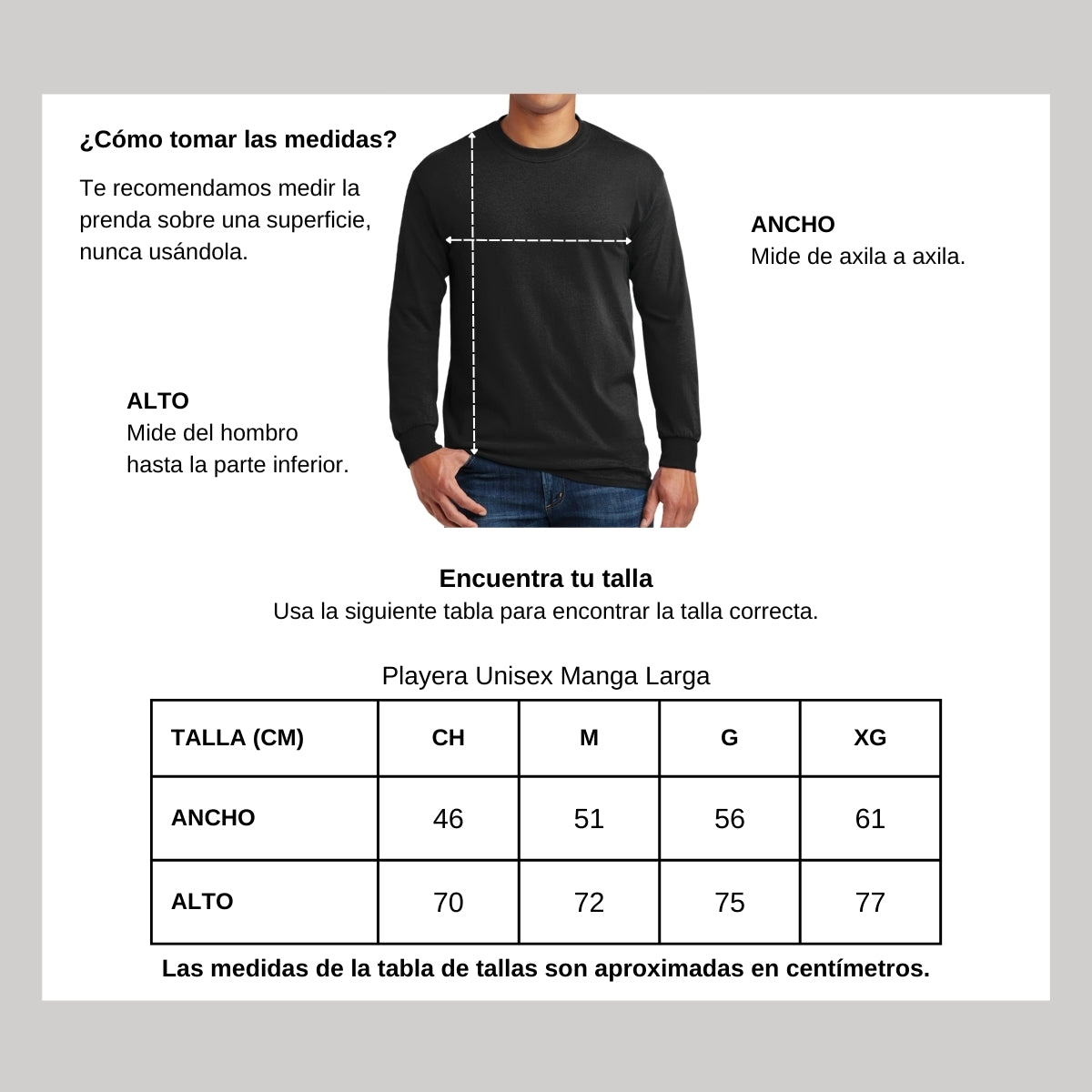 Playera Manga Larga Unisex Algodón Torneo de la Amistad D1E Pinecrest