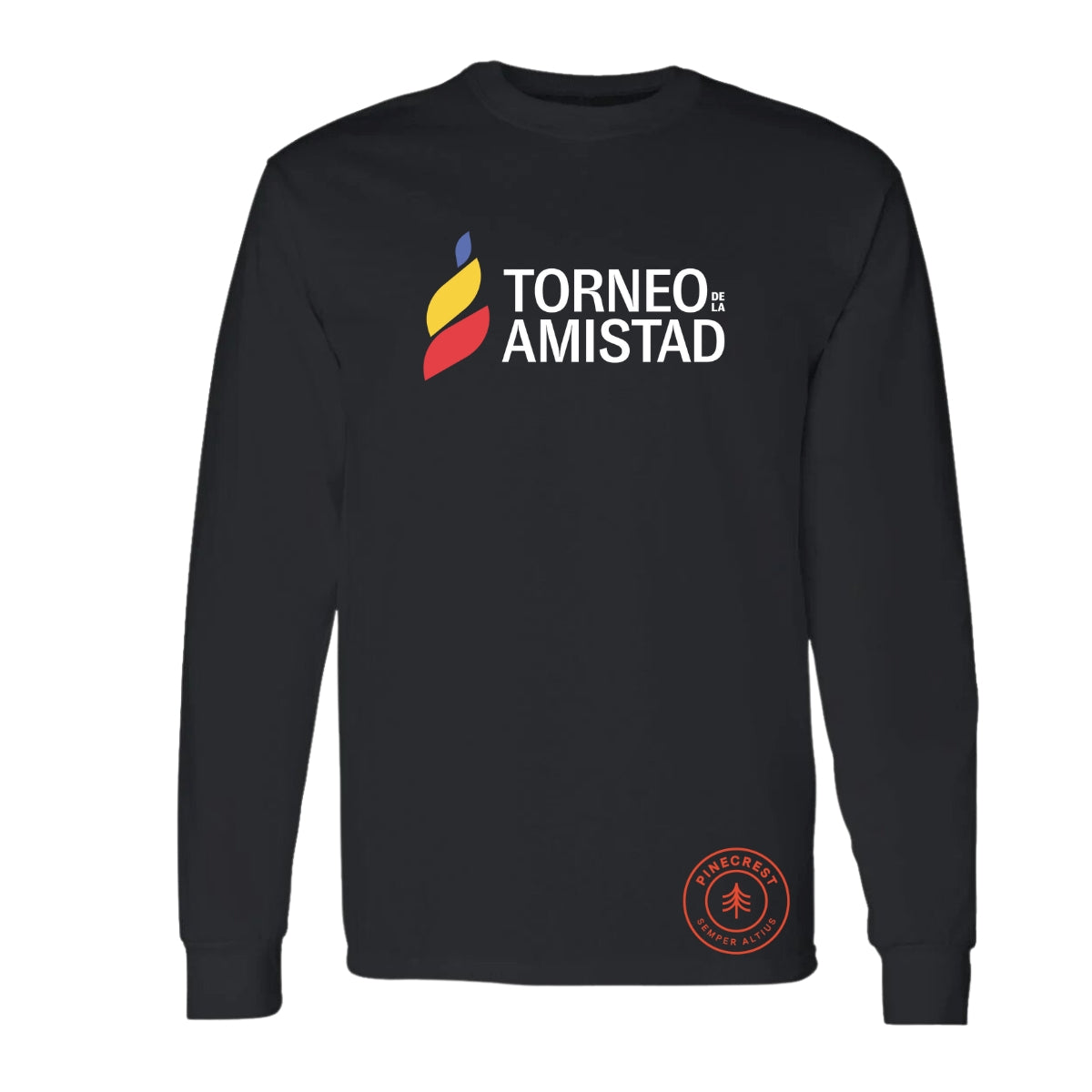 Playera Manga Larga Unisex Algodón Torneo de la Amistad D3T Pinecrest