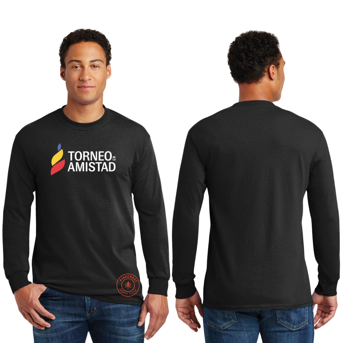 Playera Manga Larga Unisex Algodón Torneo de la Amistad D3T Pinecrest