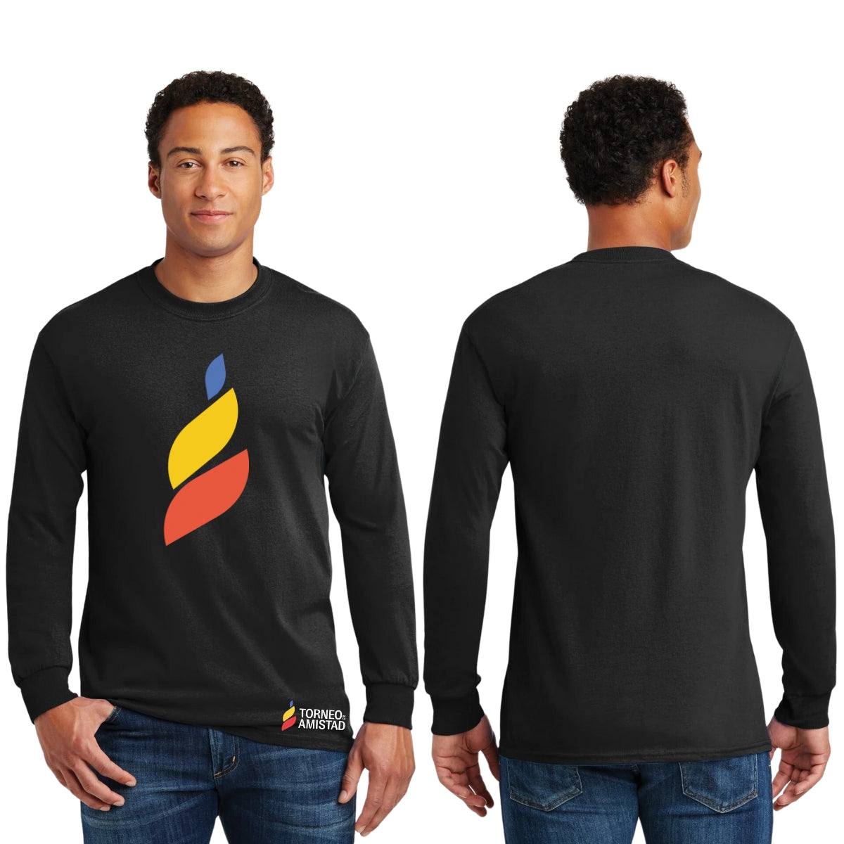 Playera Manga Larga Unisex Algodón Torneo de la Amistad D4