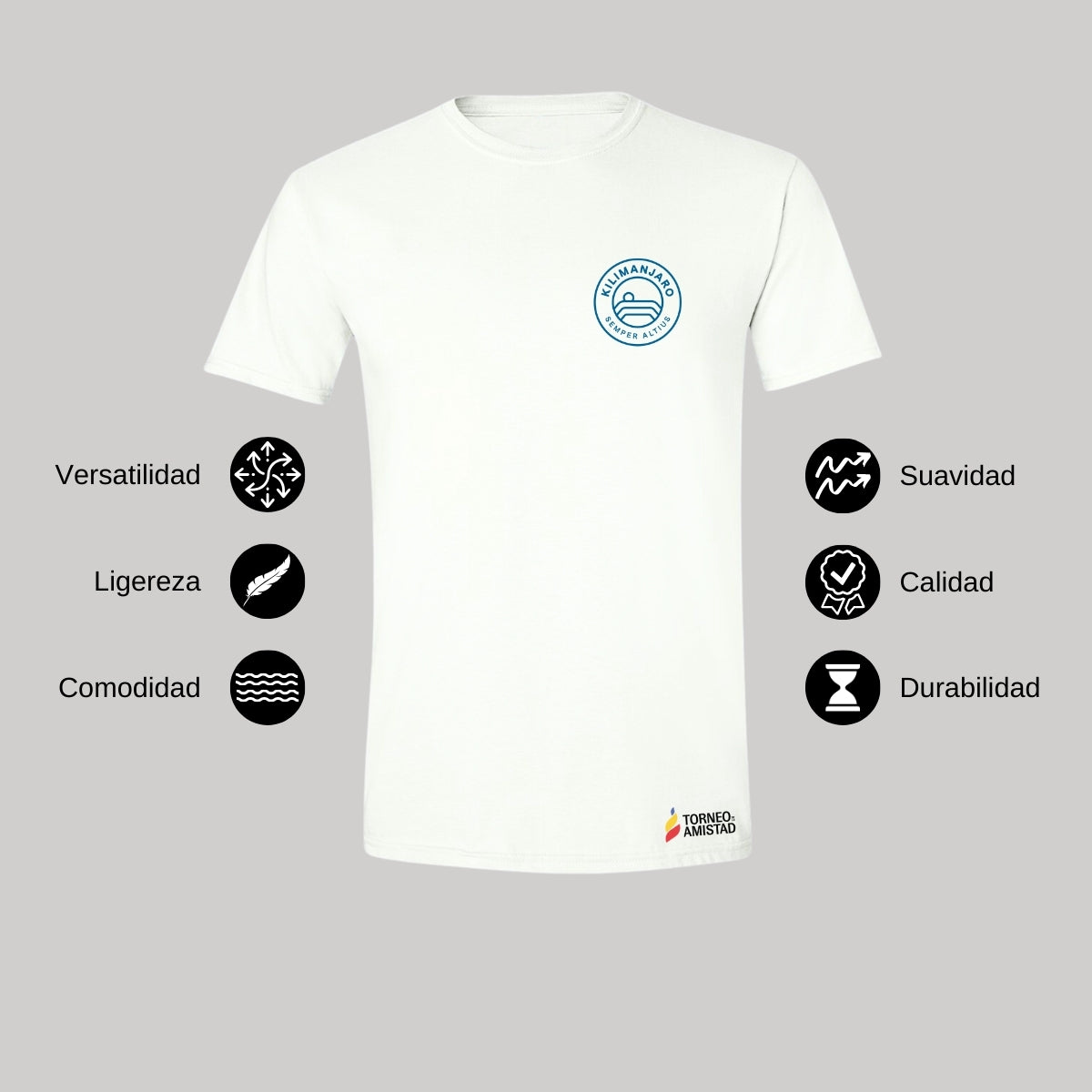 Playera Hombre Algodón Torneo de la Amistad D2E Kilimanjaro