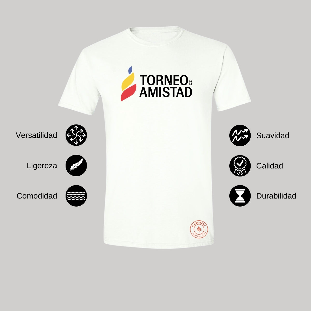 Playera Hombre Algodón Torneo de la Amistad D3T Pinecrest