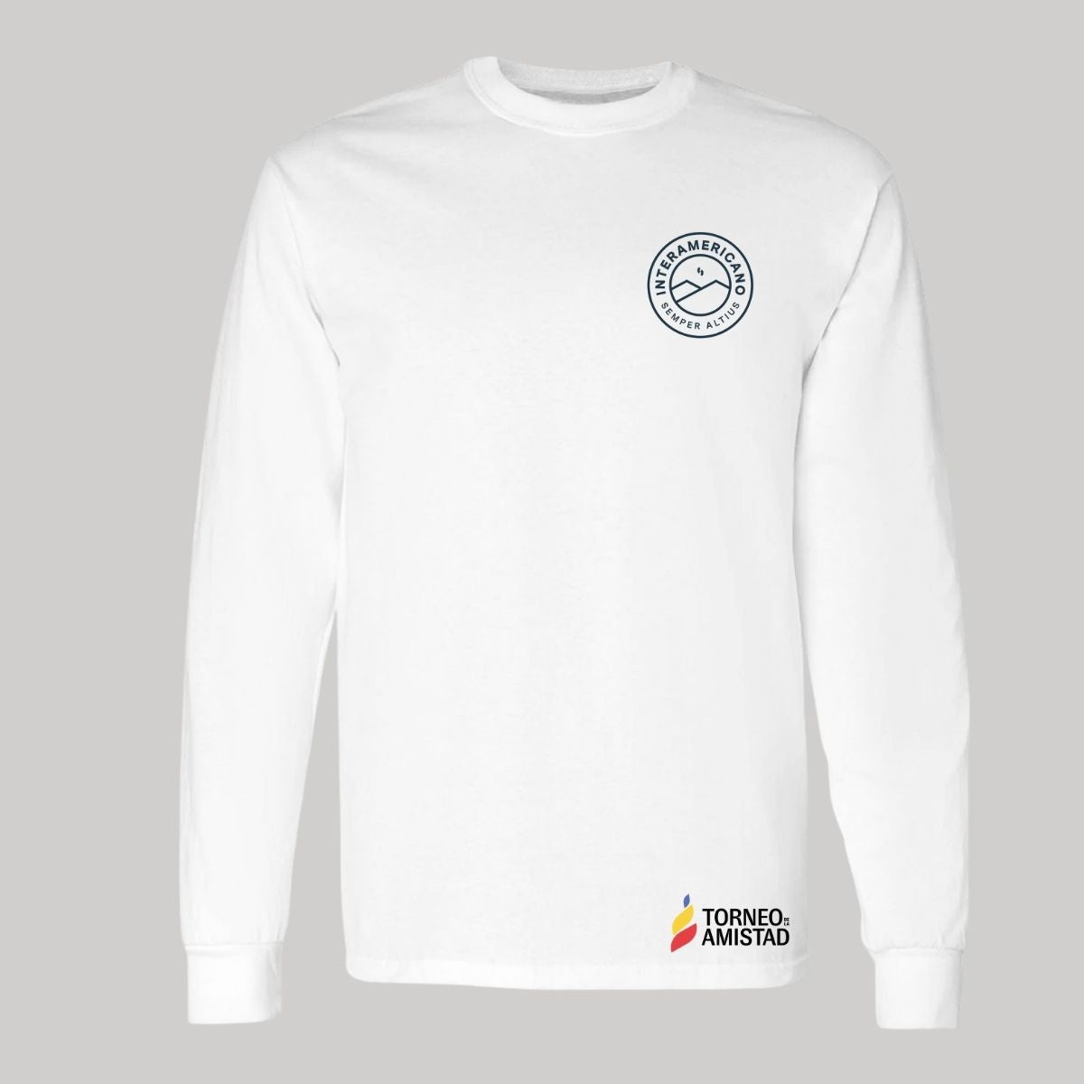 Playera Manga Larga Unisex Algodón Torneo de la Amistad D2E Interamericano