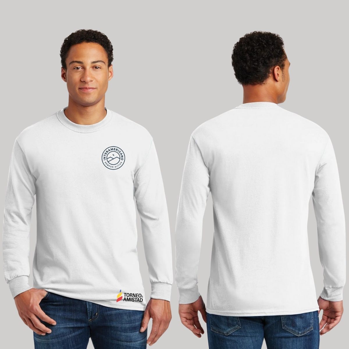 Playera Manga Larga Unisex Algodón Torneo de la Amistad D2E Interamericano