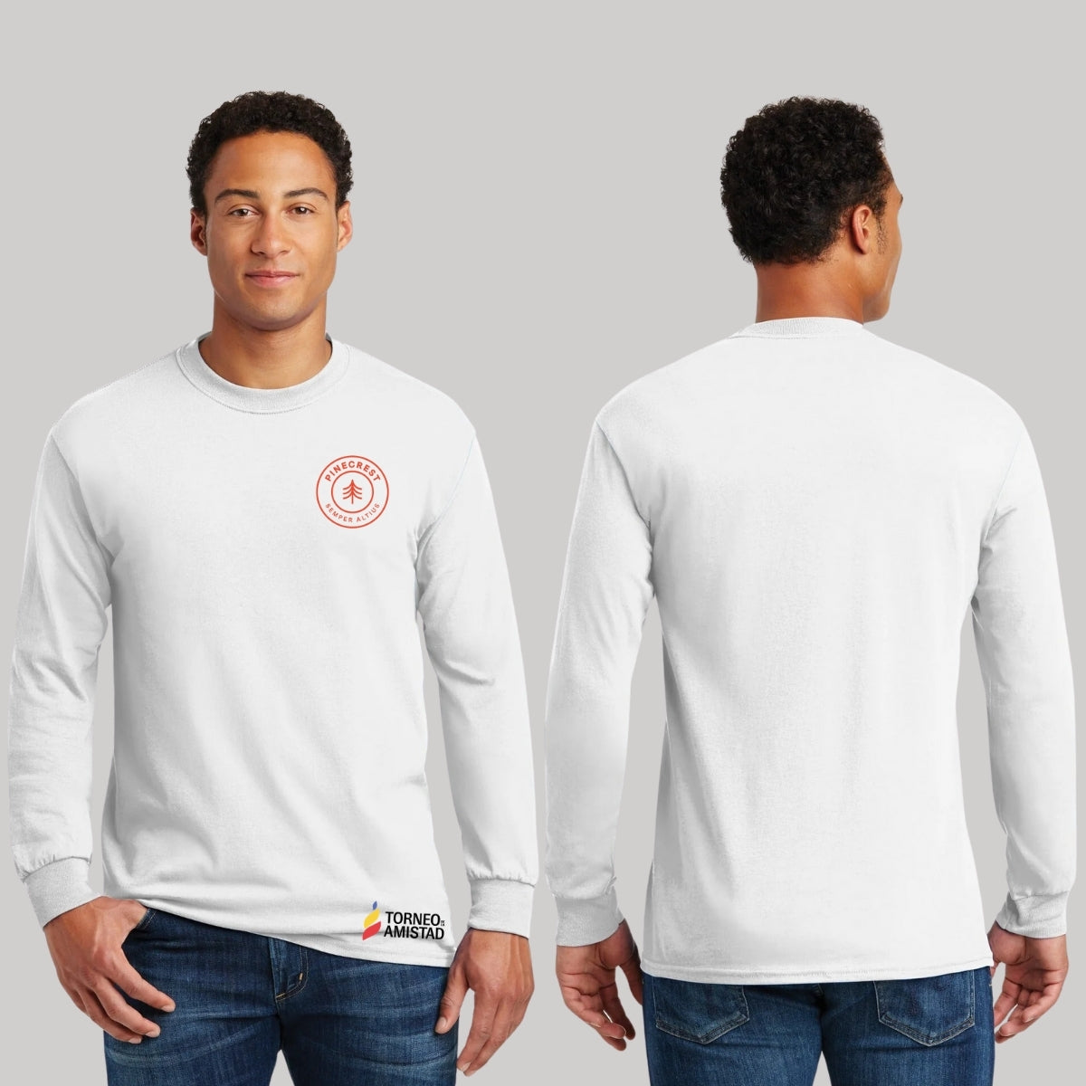 Playera Manga Larga Unisex Algodón Torneo de la Amistad D2E Pinecrest