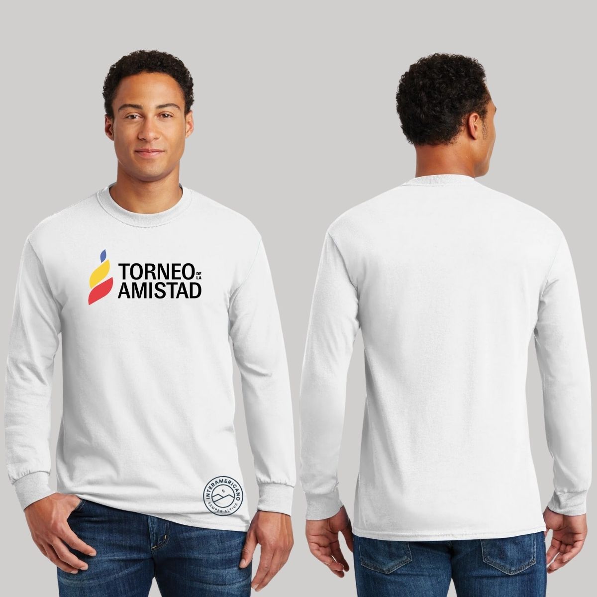 Playera Manga Larga Unisex Algodón Torneo de la Amistad D3T Interamericano