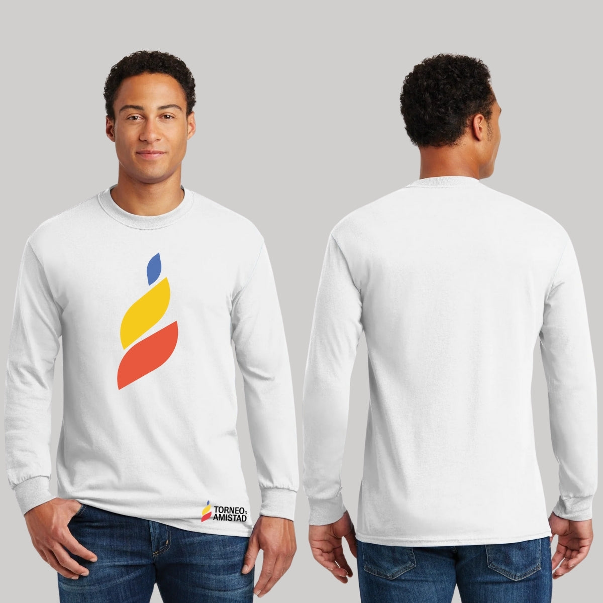 Playera Manga Larga Unisex Algodón Torneo de la Amistad D4