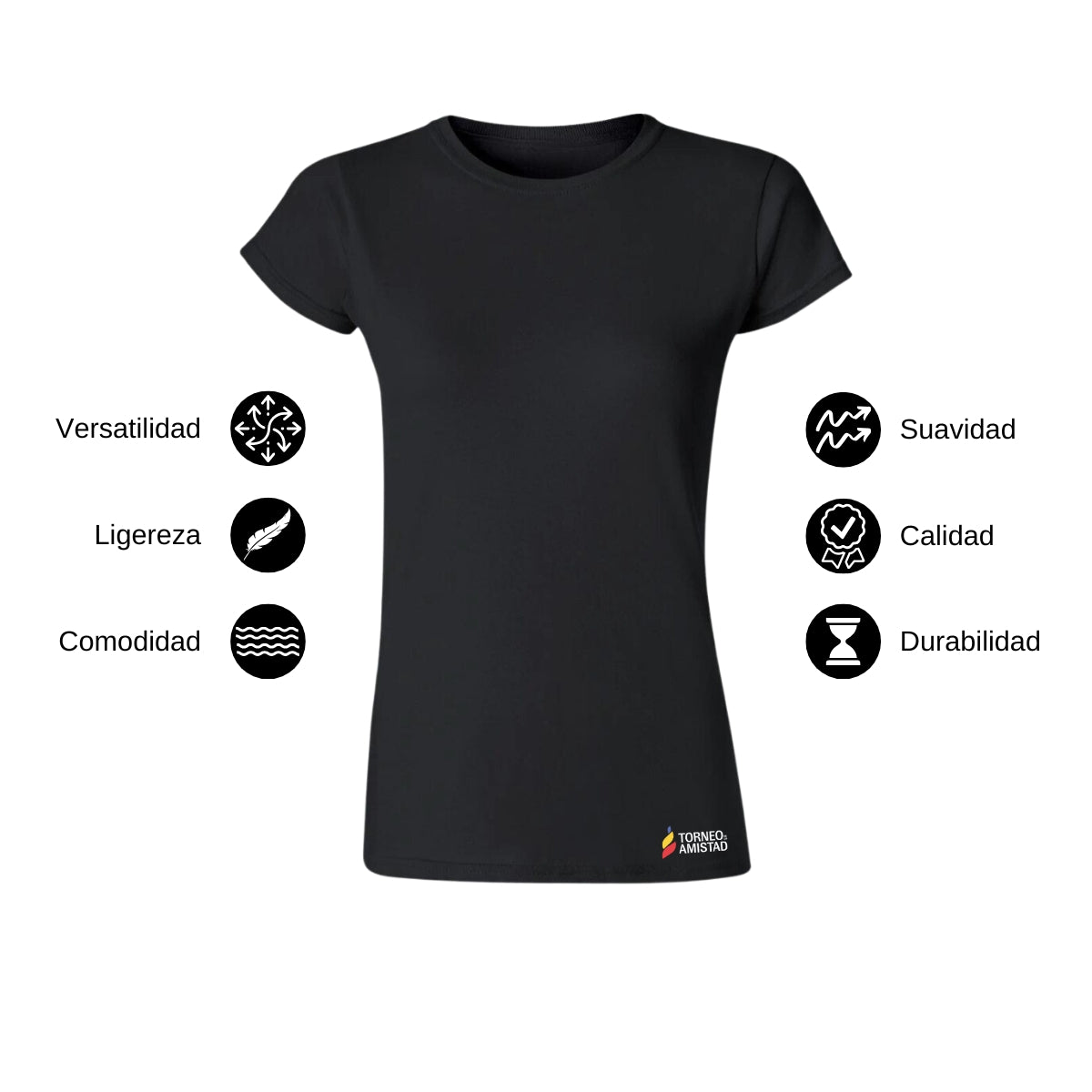 Playera Mujer Algodón Torneo de la Amistad D2