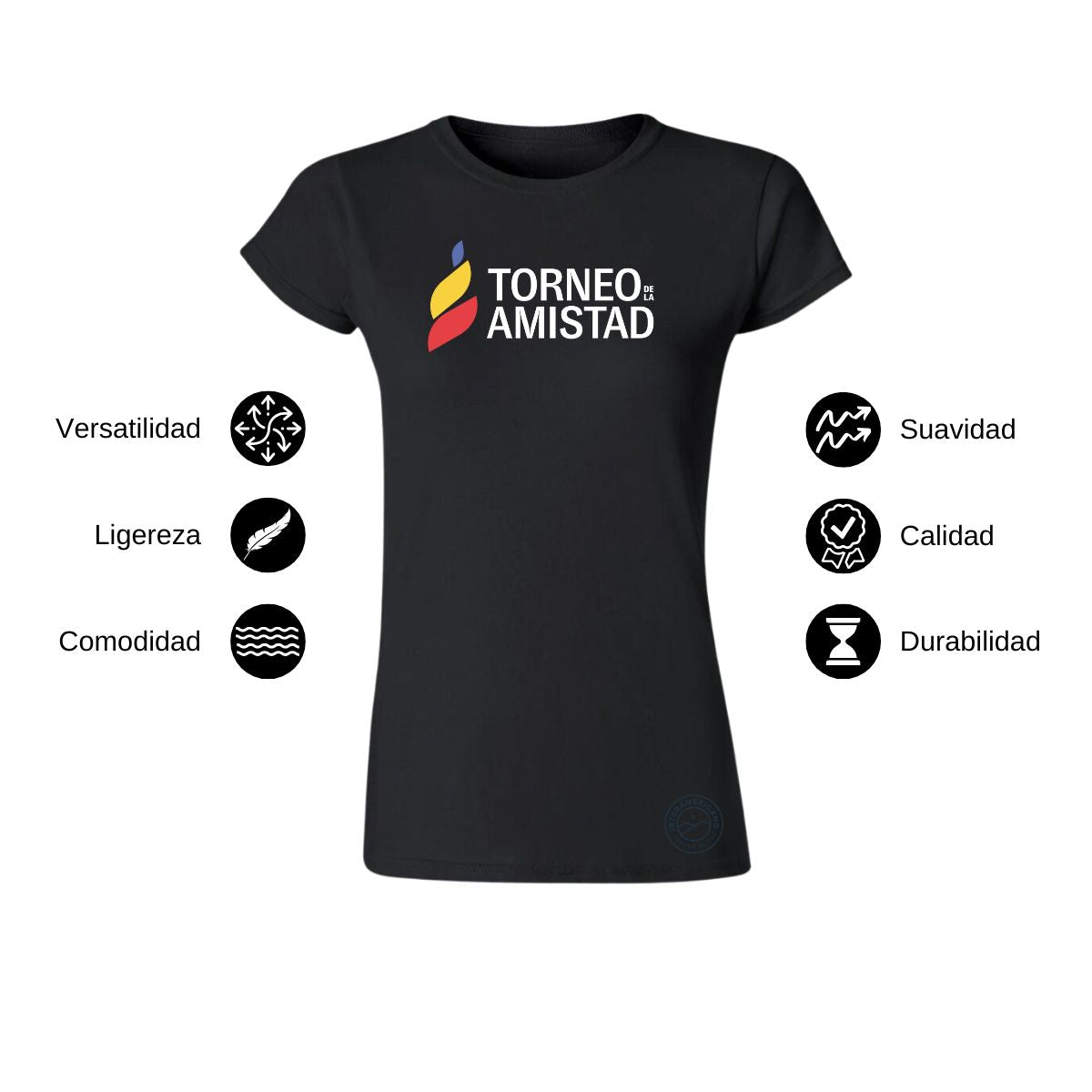 Playera Mujer Algodón Torneo de la Amistad D3T Interamericano