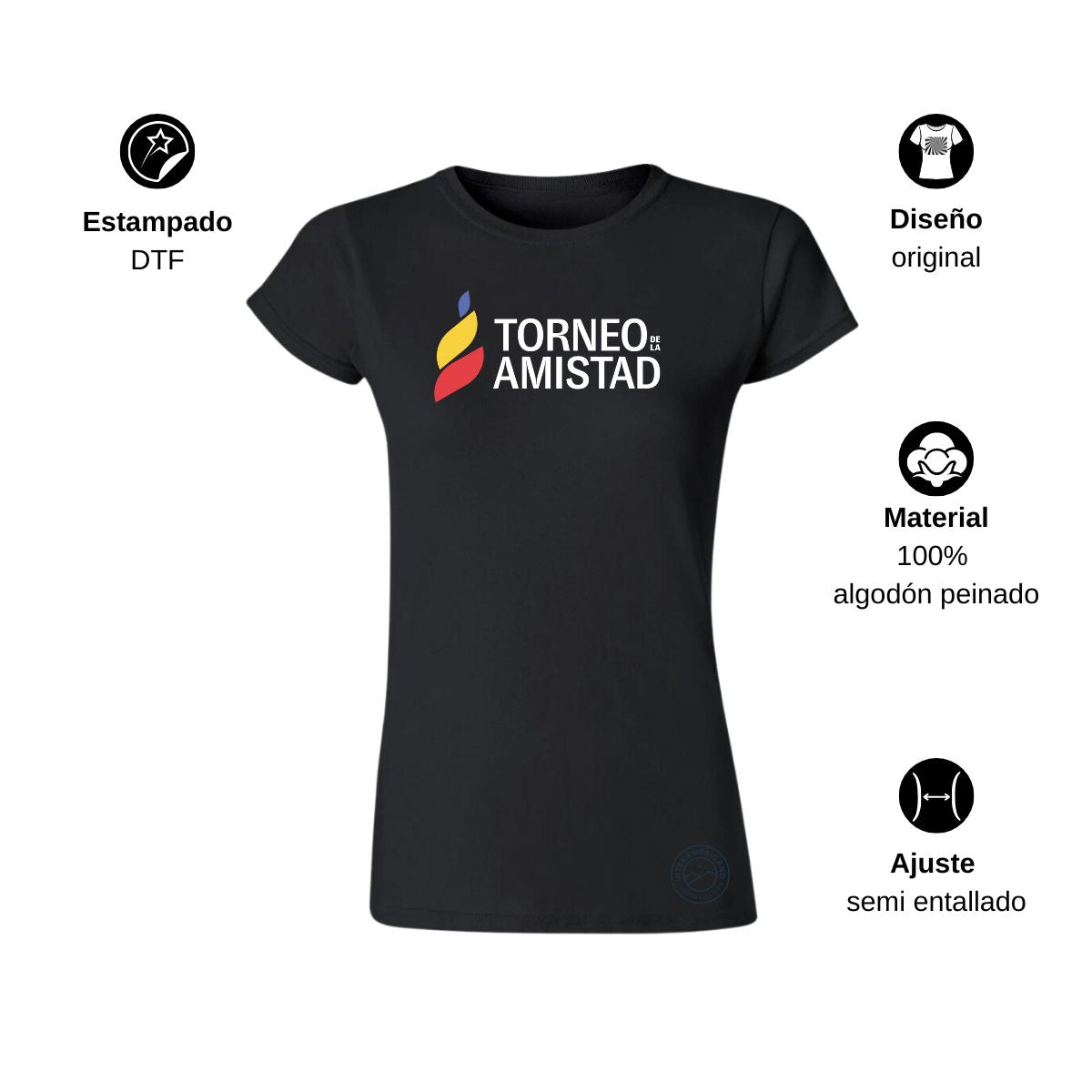 Playera Mujer Algodón Torneo de la Amistad D3T Interamericano