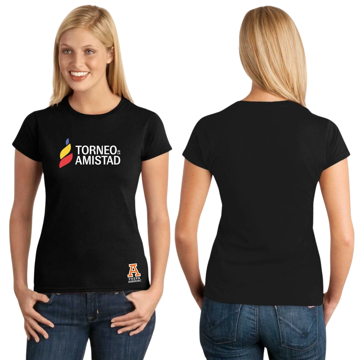 Playera Mujer Algodón Torneo de la Amistad D3T Prepa Anahuac