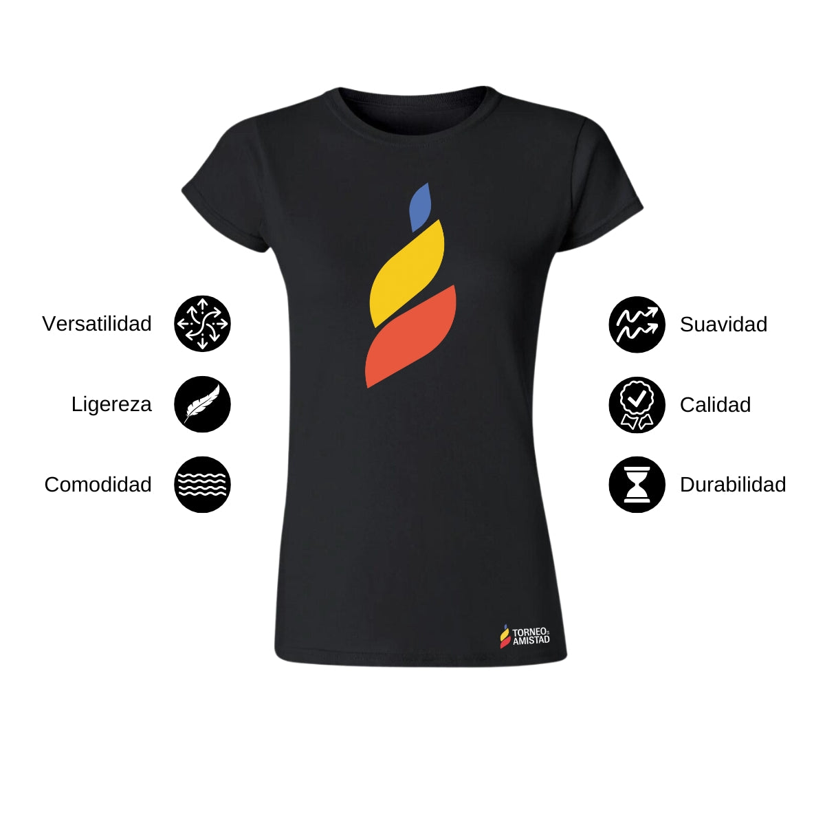 Playera Mujer Algodón Torneo de la Amistad D4