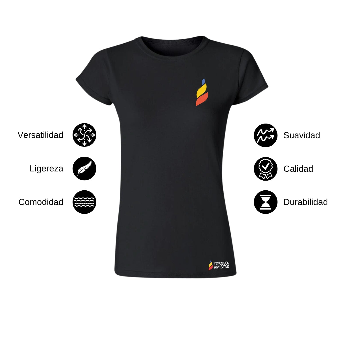 Playera Mujer Algodón Torneo de la Amistad D5