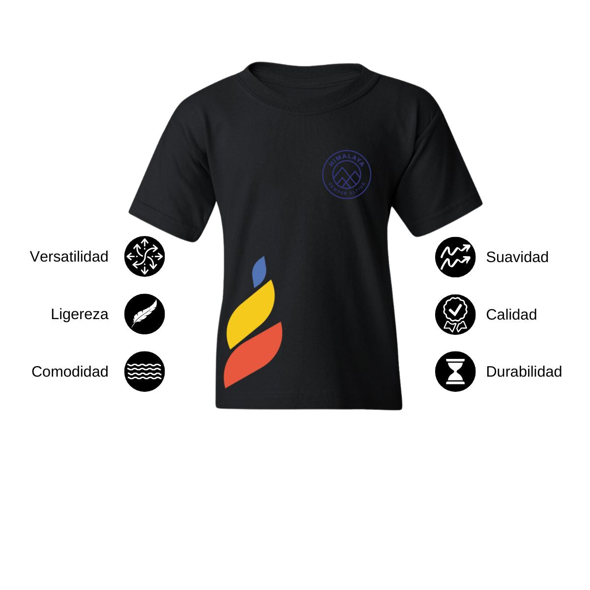 Playera Infantil Algodón Torneo de la Amistad D1E Himalaya